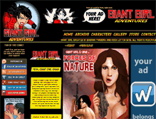Tablet Screenshot of giantgirladventures.com
